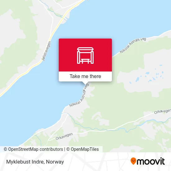 Myklebust Indre map