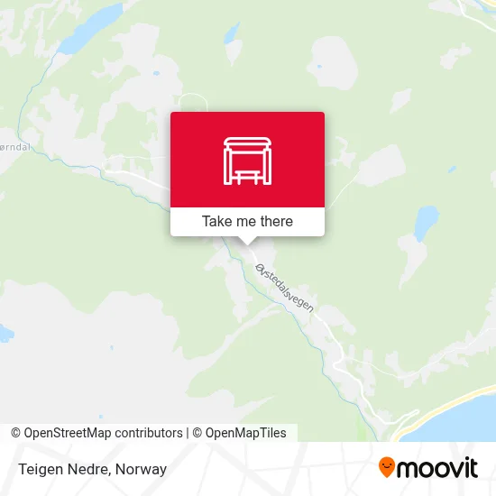 Teigen Nedre map