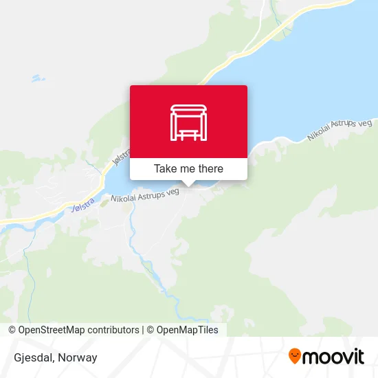 Gjesdal map
