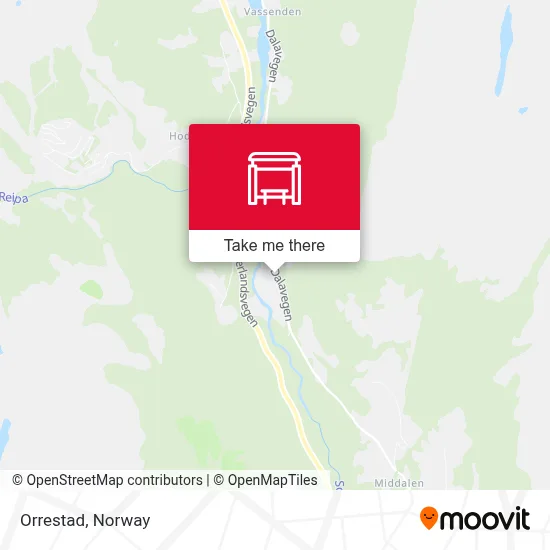 Orrestad map