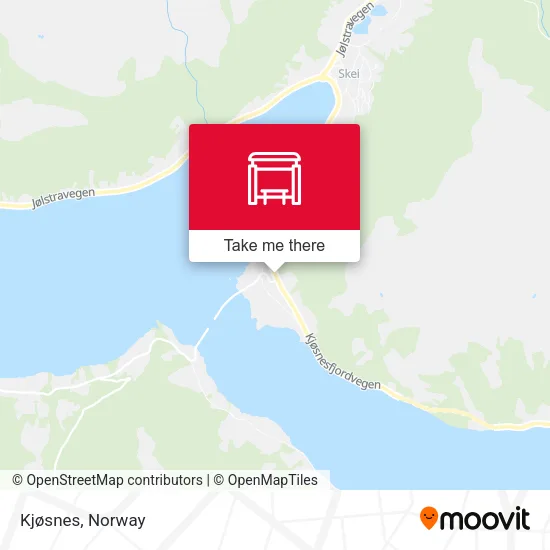 Kjøsnes map