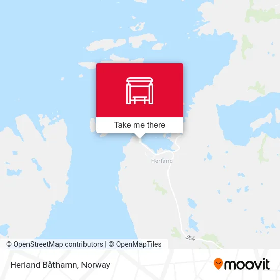 Herland Båthamn map