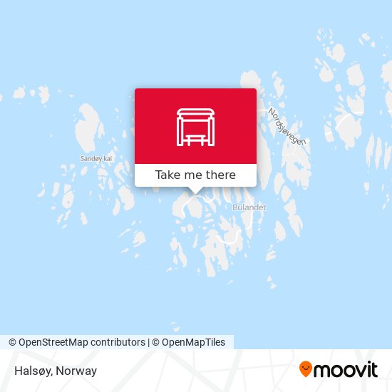 Halsøy map