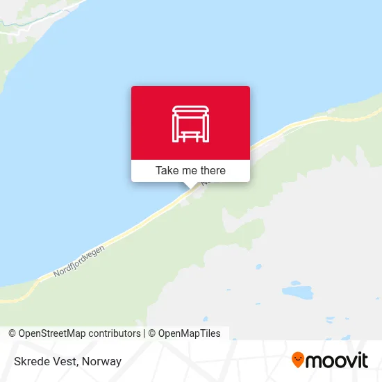 Skrede Vest map