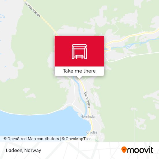 Lødøen map