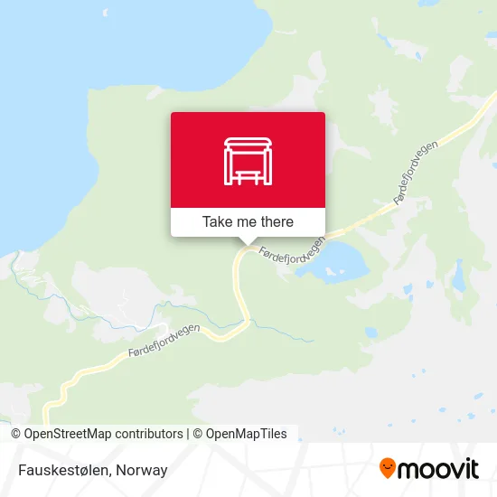 Fauskestølen map