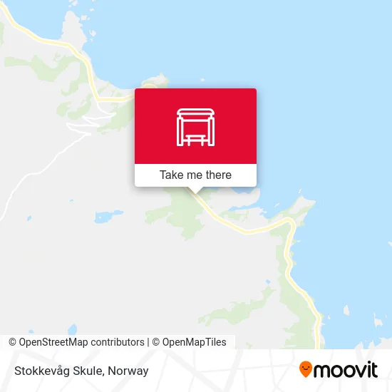 Stokkevåg Skule map