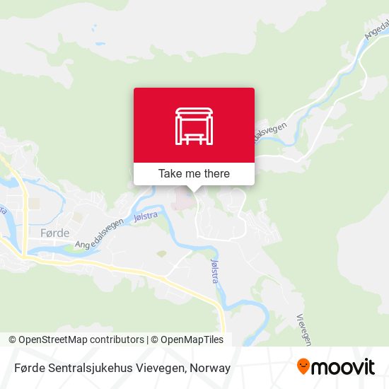 Førde Sentralsjukehus Vievegen map