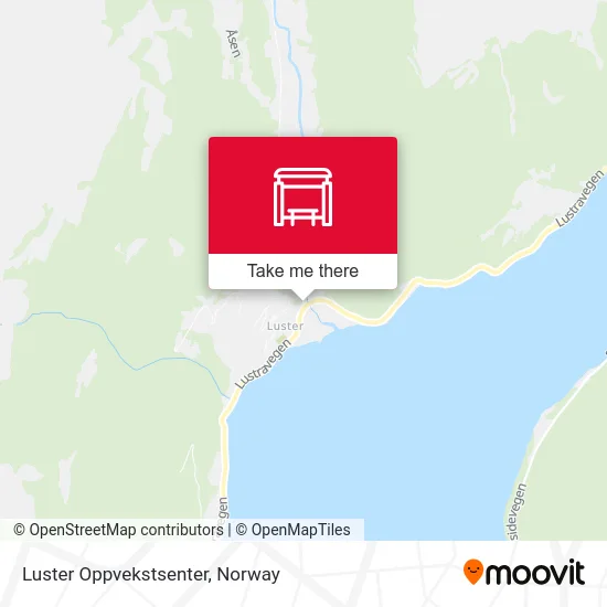 Luster Oppvekstsenter map