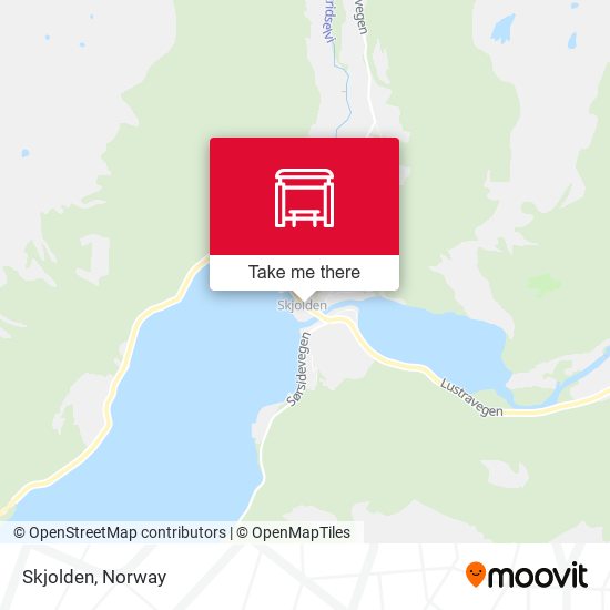 Skjolden map