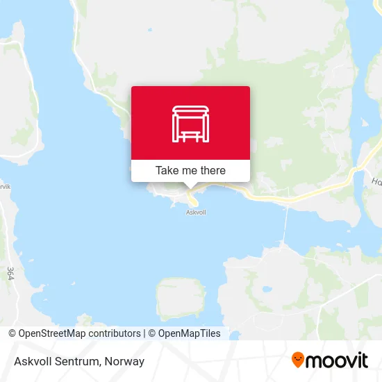 Askvoll Sentrum map
