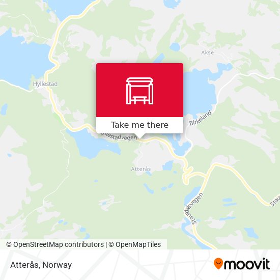 Atterås map