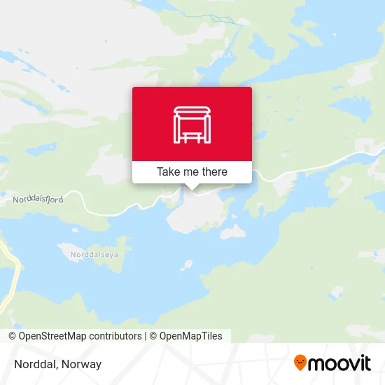 Norddal map