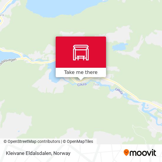 Kleivane Eldalsdalen map