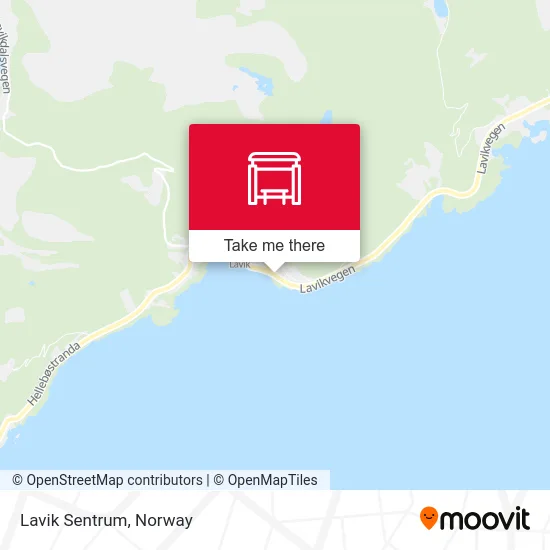Lavik Sentrum map