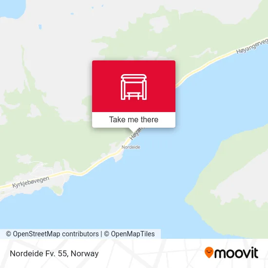 Nordeide Fv. 55 map