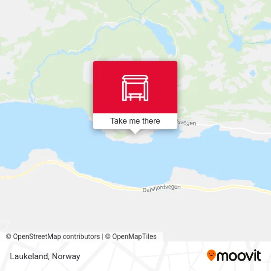 Laukeland map