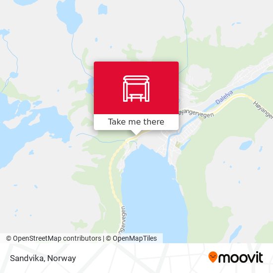 Sandvika map