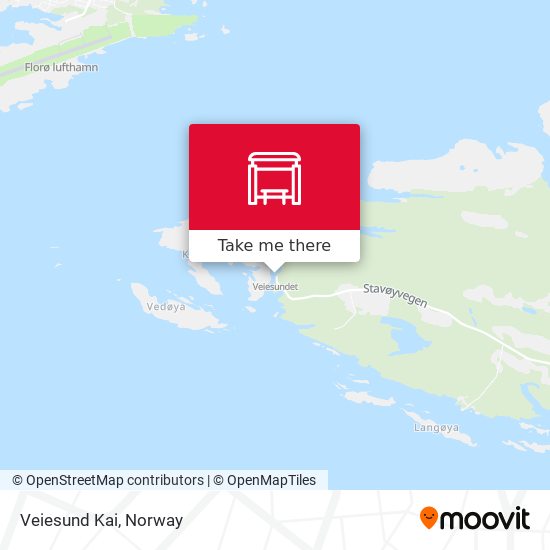 Veiesund Kai map
