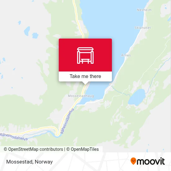 Mossestad map