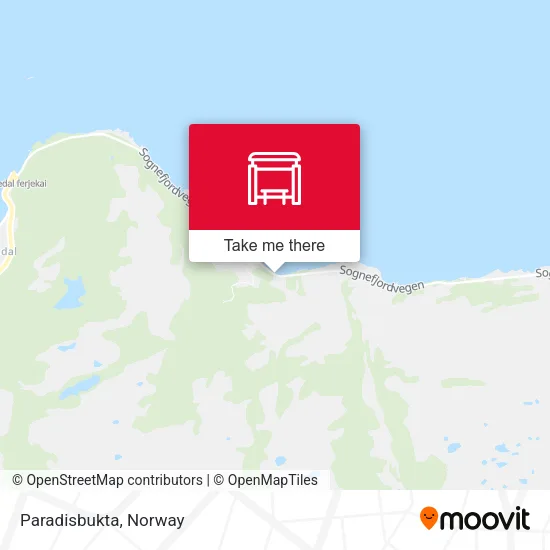 Paradisbukta map