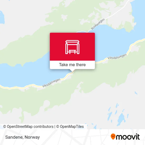 Sandene map