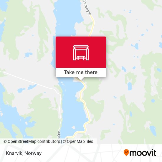 Knarvik map