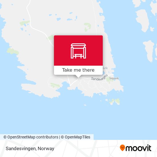 Sandesvingen map