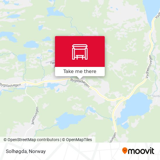 Solhøgda map