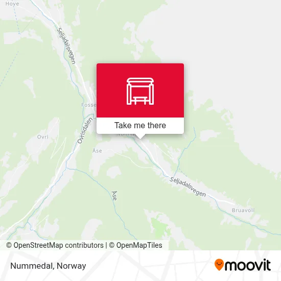 Nummedal map