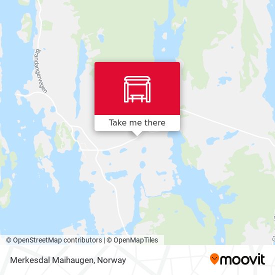 Merkesdal Maihaugen map