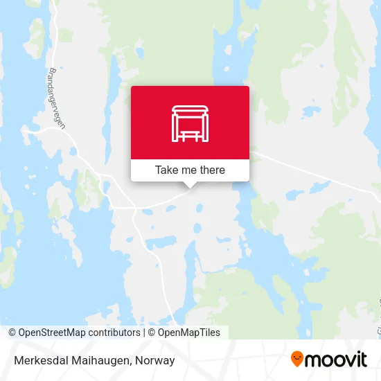 Merkesdal Maihaugen map