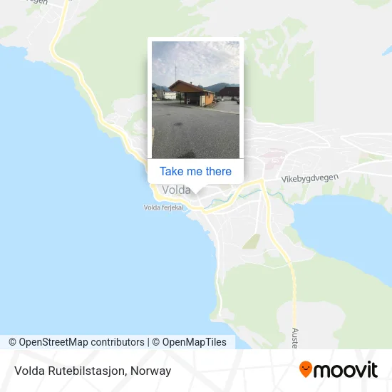 Volda Rutebilstasjon map