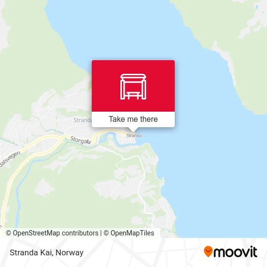 Stranda Kai map
