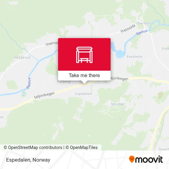 Espedalen map