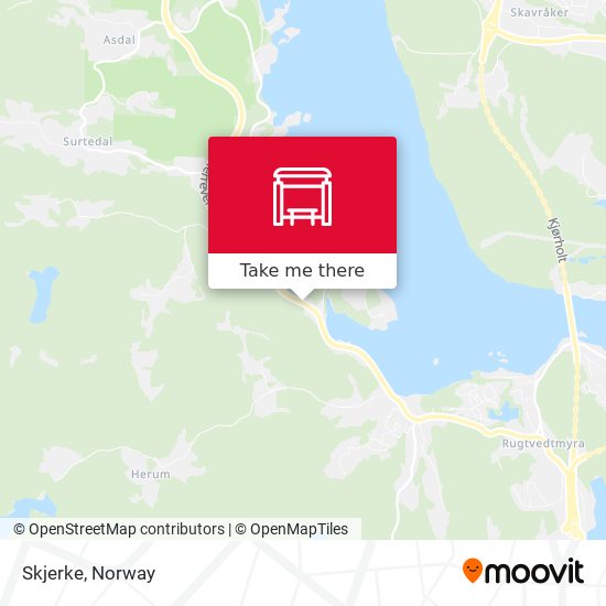 Skjerke map