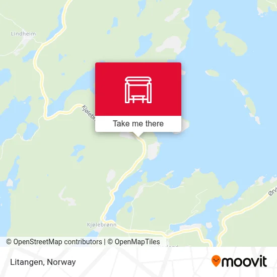 Litangen map