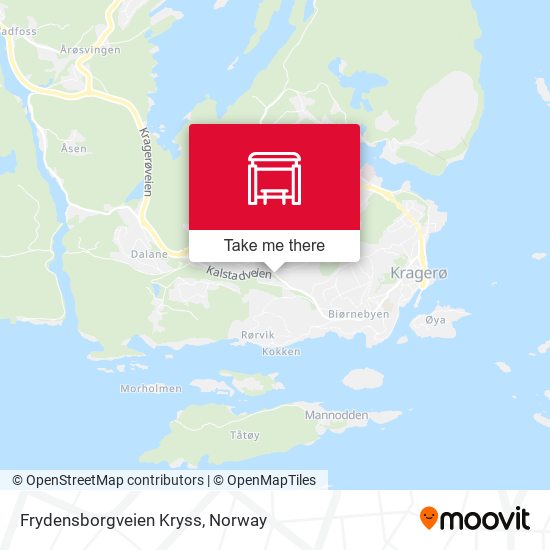 Frydensborgveien Kryss map