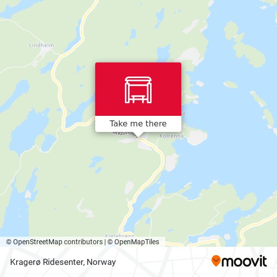 Kragerø Ridesenter map