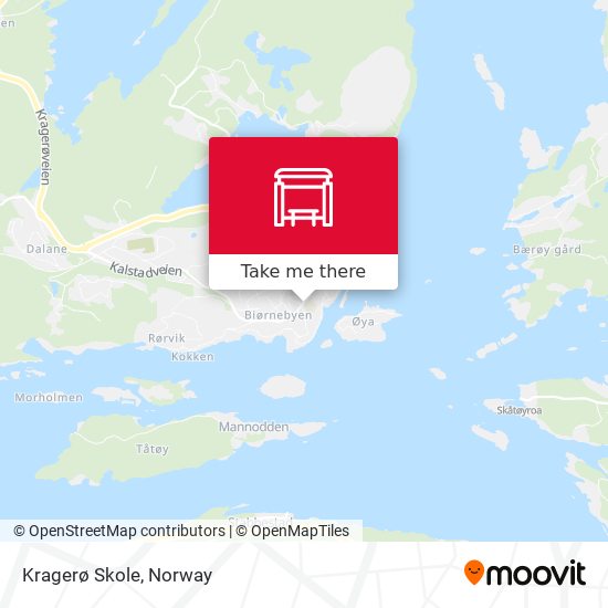 Kragerø Skole map