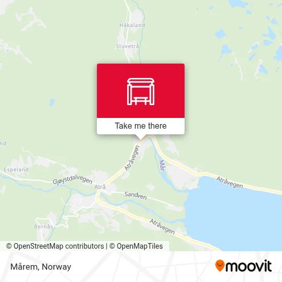 Mårem map