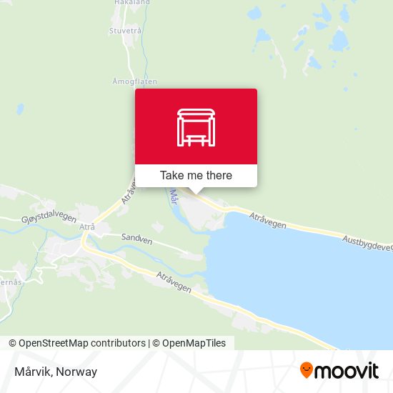 Mårvik map