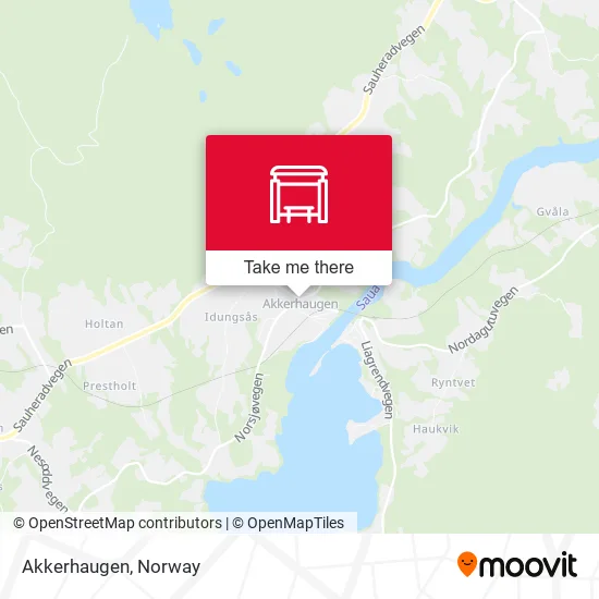 Akkerhaugen map