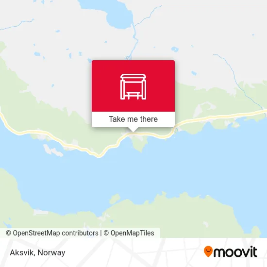 Aksvik map