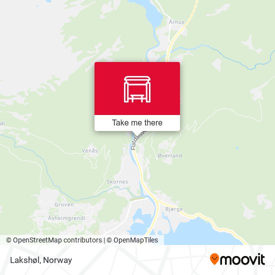 Lakshøl map