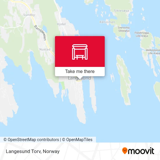 Langesund Torv map
