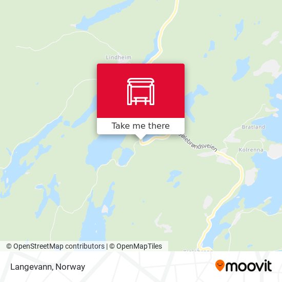 Langevann map