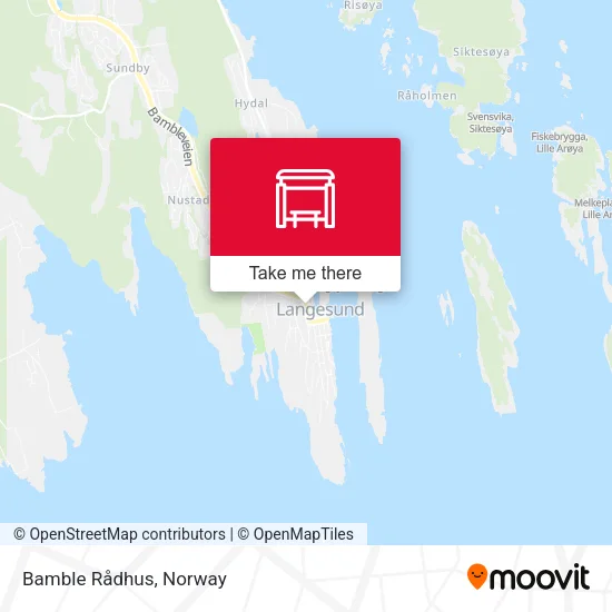 Bamble Rådhus map