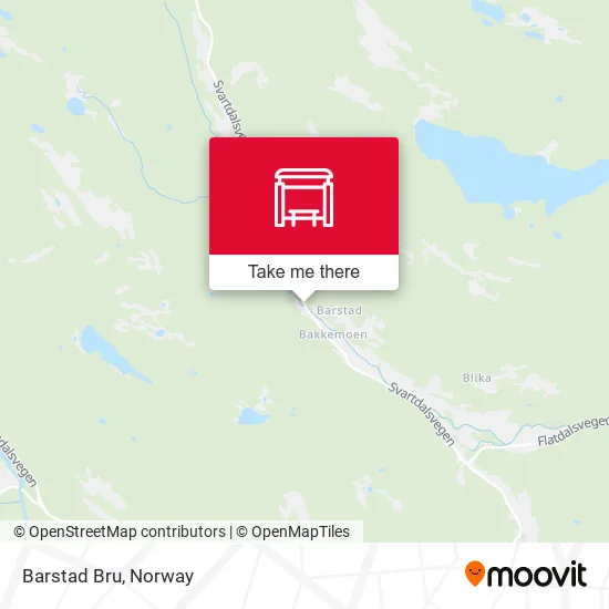 Barstad Bru map