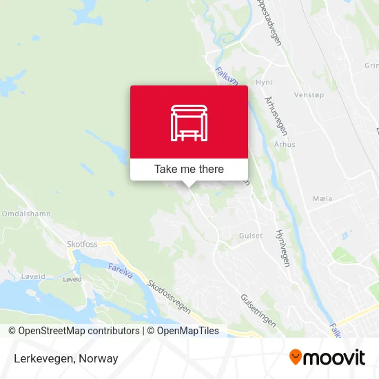 Lerkevegen map